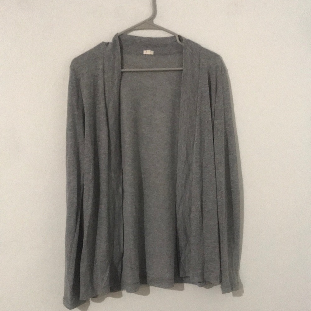 JCrew Gray Cardigan